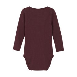 Minymo Body LS Rib Tawny Port