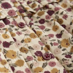 Minymo Kjole LS AOP Eggnog