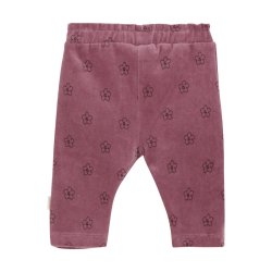 Minymo Sweatpants AOP Velour Deco Rose