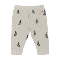 Minymo Sweatpants AOP Grey Melange