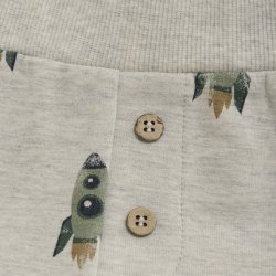 Minymo Sweatpants AOP Grey Melange