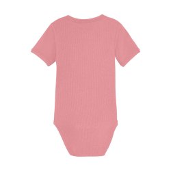 Minymo Body SS Rib Strawberry Pink