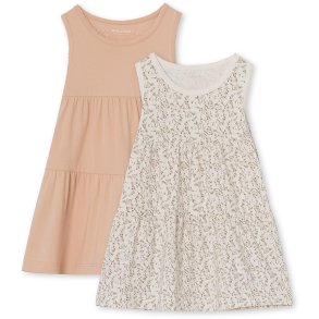 Mini A Ture Kjole Alida 2-pak Mauve Chalk