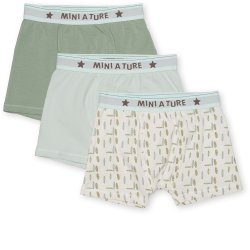 Mini A Ture Yash boxershorts 3-pak Gardenia Creme