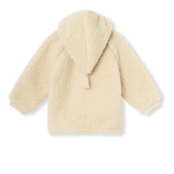 Mini A Ture Fleecejakke Liff Teddyfleece Angora Creme