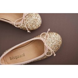 Bisgaard Ballerina Sko Lucy Gold Glitter