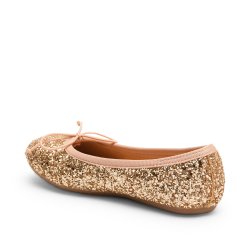 Bisgaard Ballerina Sko Lucy Gold Glitter