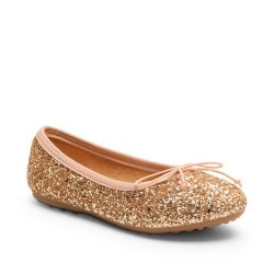 Bisgaard Ballerina Sko Lucy Gold Glitter