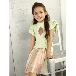 Minymo Nederdel Skirt Glitter Peach Beige