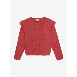 Minymo Cardigan LS Strik Tomato Puree 