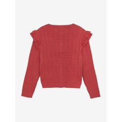 Minymo Cardigan LS Strik Tomato Puree 