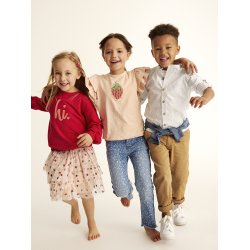 Minymo Nederdel Skirt Glitter AOP Spanish Villa