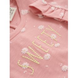 Minymo T-shirt SS AOP Strawberry Ice