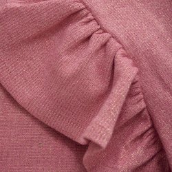 Minymo T-shirt SS Glitter Rib Azalea Pink