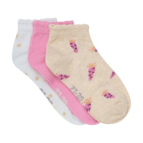 Minymo Footies 3-pak Azalea Pink