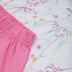 Minymo T-shirt + Shorts st AOP Wan Blue