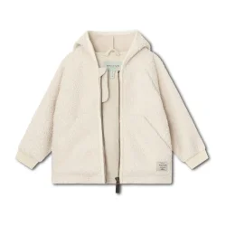 Mini A Ture Fleecejakke MatLiff Teddyfleece Angora Cream