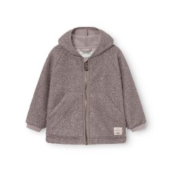 Mini A Ture Fleecejakke MatLiff Teddyfleece Zinc Purple