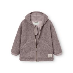 Mini A Ture Fleecejakke MatLiff Teddyfleece Zinc Purple