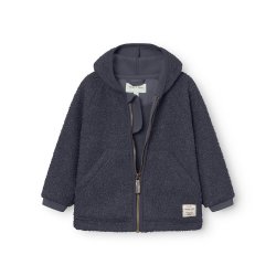 Mini A Ture Fleecejakke MatLiff Teddyfleece Ombre Blue