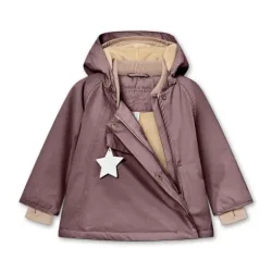 Mini A Ture Vinterjakke Wang Peppercorn Plum