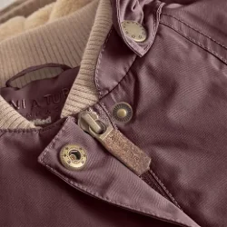 Mini A Ture Vinterjakke Wang Peppercorn Plum