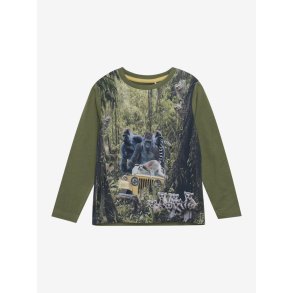 Minymo T-shirt LS Olivine