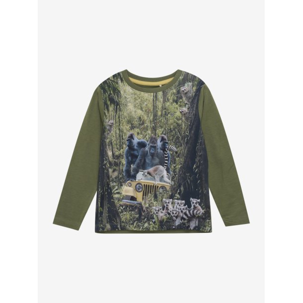 Minymo T-shirt LS Olivine