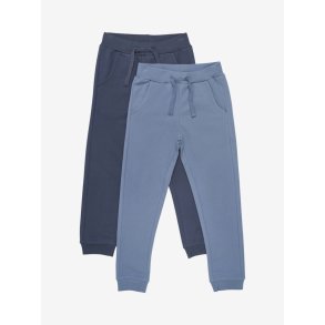 Minymo Sweatpants 2-pak China Blue