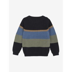 Minymo Bluse LS Strik Pullover Dark Navy