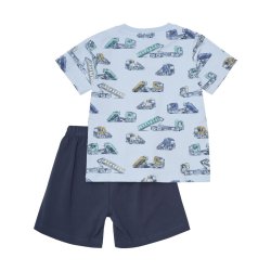 Minymo T-shirt + Shorts st AOP Skyway