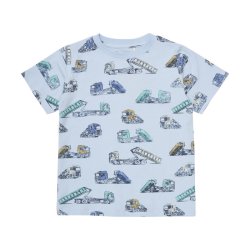 Minymo T-shirt + Shorts st AOP Skyway