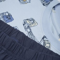 Minymo T-shirt + Shorts st AOP Skyway