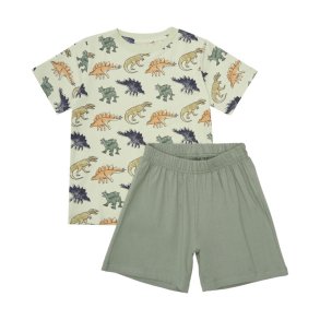 Minymo T-shirt + Shorts st AOP Sea Spray