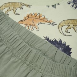 Minymo T-shirt + Shorts st AOP Sea Spray