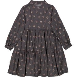 Wheat Kjole LS Junior Felucca Black Flowers