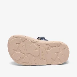 Bisgaard Hjemmesko Barefoot Ballet Navy Dots