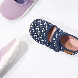 Bisgaard Hjemmesko Maddy Wild Flower Blue