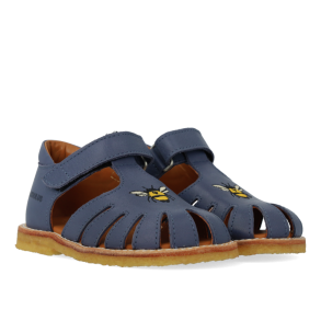 Angulus Sandal Begynder med Bi Broderi Indigo
