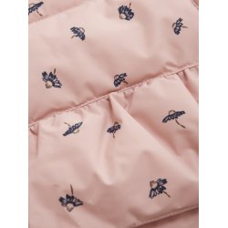 Minymo Vinterjakke Quilted AOP Mellow Rose