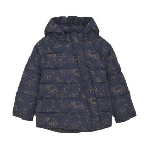 Minymo Vinterjakke Quilted AOP Parisian Night