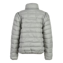 Mikk-Line 2i1 Jakke og vest Neutral gray