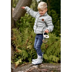 Mikk-Line 2i1 Jakke og vest Neutral gray