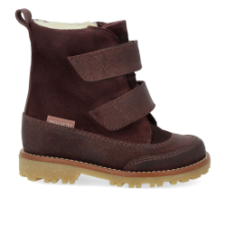 Angulus Vinterstvle TEX med Uldfoer Aubergine