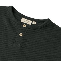 Wheat t-shirt LS Morris Navy