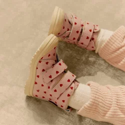 Angulus Vinterstvle TEX med Merino Uldfoer Rose Hearts