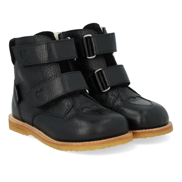 Angulus Vinterst�vle TEX med Uldfoer Hjerte Black