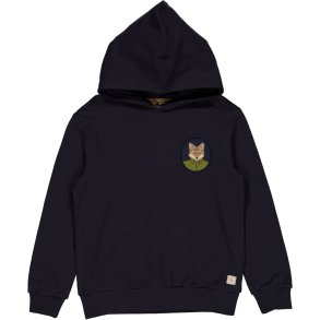 Wheat Sweatshirt Fox Badge Midnight Blue