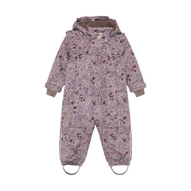 En Fant Flyverdragt Baby AOP Adobe Rose
