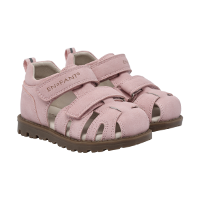 En Fant Sandal Velcro Sepia Rose